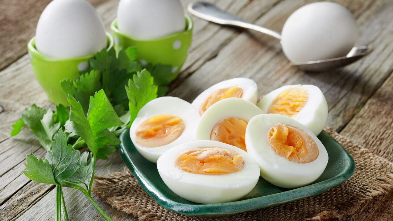 œufs durs au régime